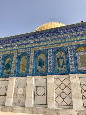 A Cúpula da Rocha, em Jerusalém