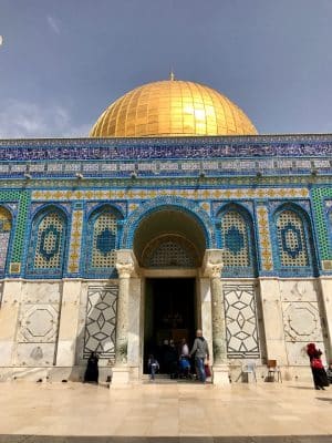 A Cúpula da Rocha, em Jerusalém