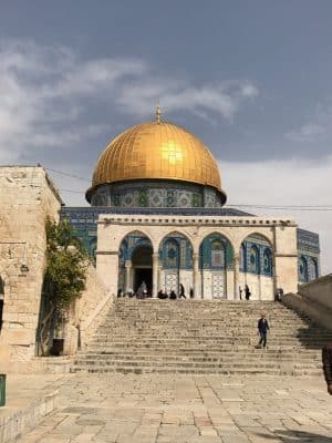 A Cúpula da Rocha, em Jerusalém