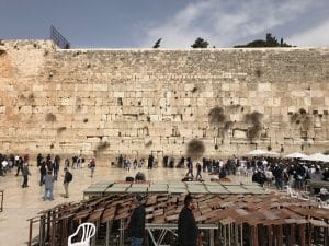 Muro das Lamentações, situado em Jerusalém