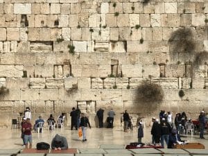 Muro das Lamentações, situado em Jerusalém