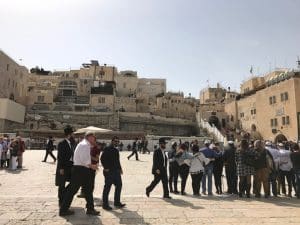 Muro das Lamentações, situado em Jerusalém