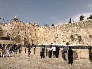 Muro das Lamentações, situado em Jerusalém