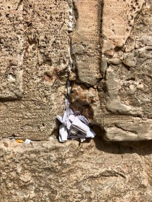 Muro das Lamentações, situado em Jerusalém