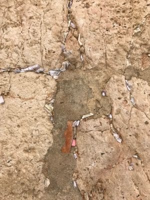 Muro das Lamentações, situado em Jerusalém