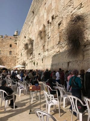 Muro das Lamentações, situado em Jerusalém