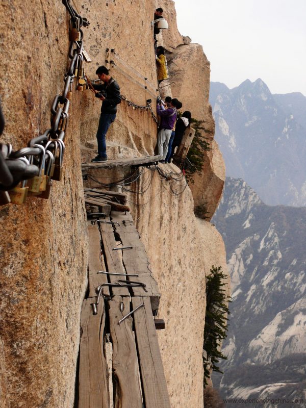 Montanha Huashan na China - Trilha