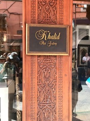 Khalid Art Gallery - Marrakech. Marrocos