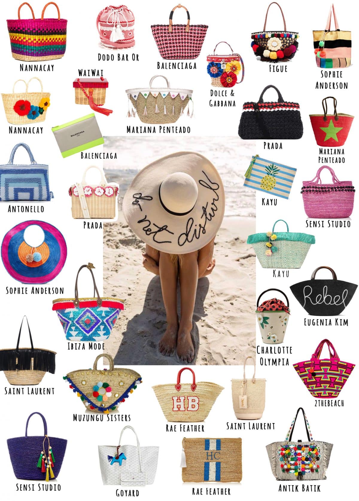 Moodboard - Bolsas de Praia