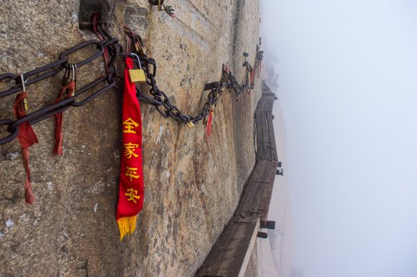 Montanha Huashan na China - Trilha