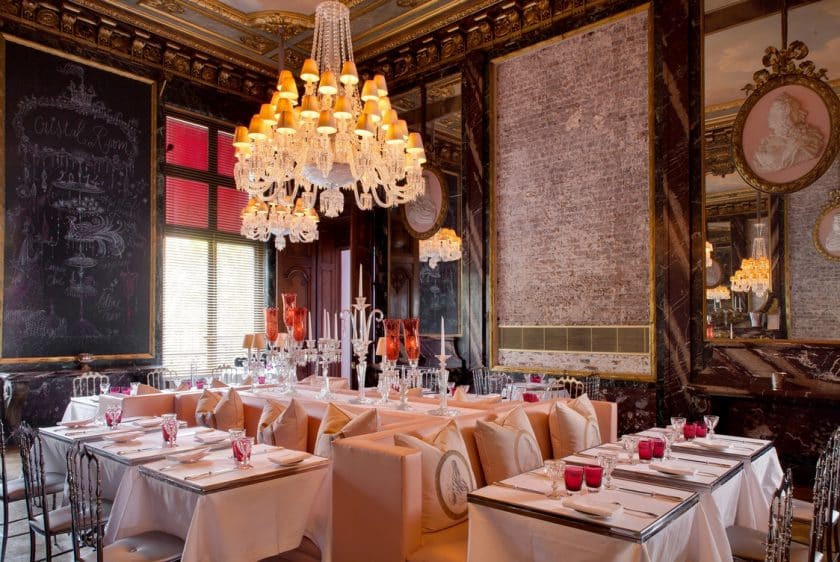 Restaurantes Cor de Rosa - Cristal Room Baccarat