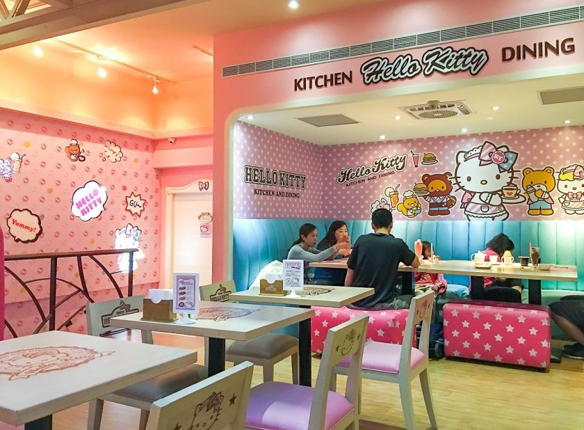 Restaurantes Cor de Rosa - Hello Kitty Cafe