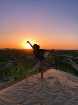 Pôr do sol nas dunas - Guajiru, Trairi, Ceará