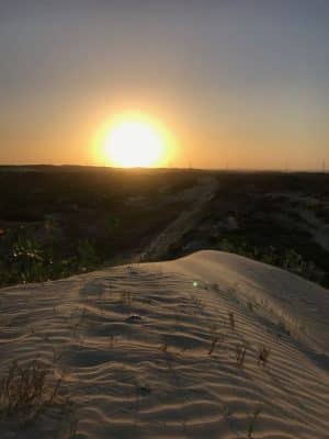 Pôr do sol nas dunas - Guajiru, Trairi, Ceará