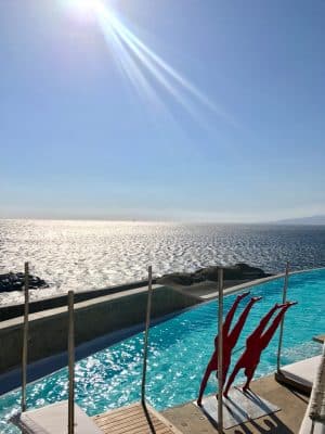 Mykonos em Julho - Cavo Tagoo Hotel